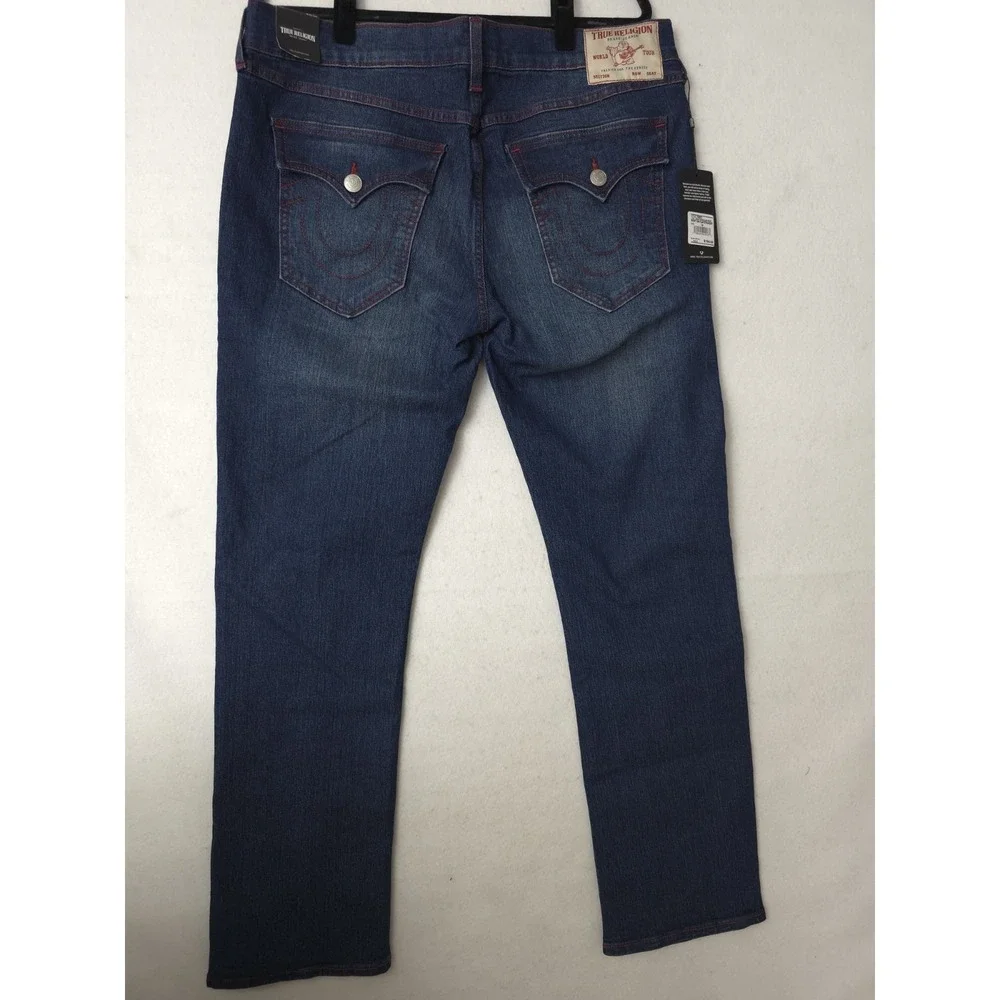 True Religion‎ Ricky SN Flap Straight Style 700872 Dark Fir Balsam Wash Sz 36x34